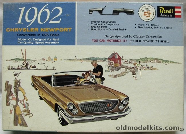 Revell 1/25 1962 Chrysler Newport Convertible - Master Modelers Club Issue, H1254-149 plastic model kit